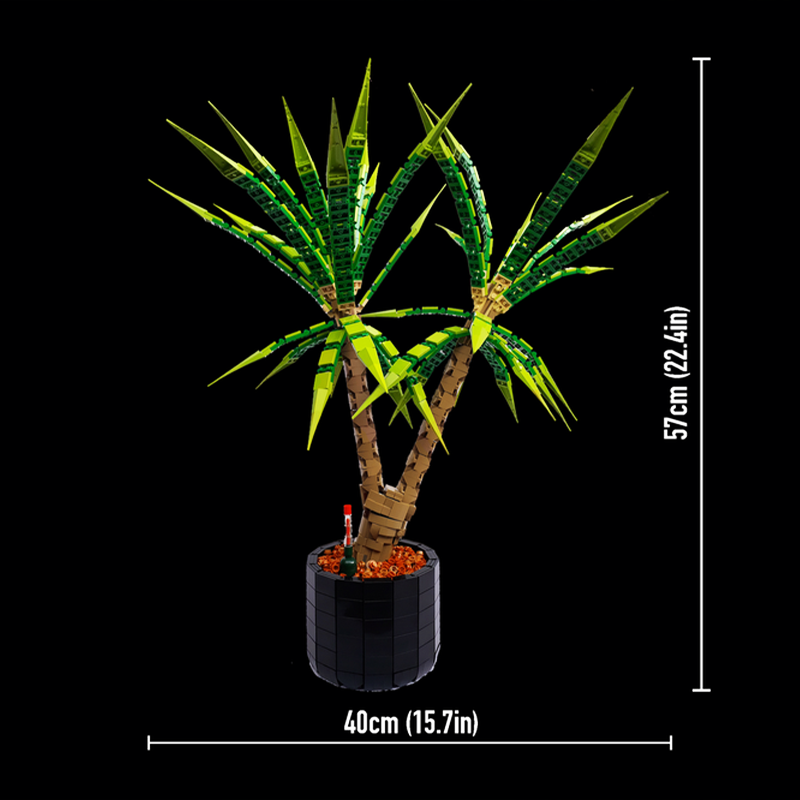 Dracaena Marginata - 1961 peças MOC Dracaena Marginata Dragon