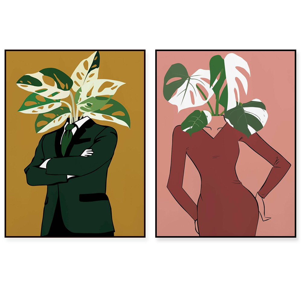 Monstera Adansonii - Monstera Albo em um pôster de