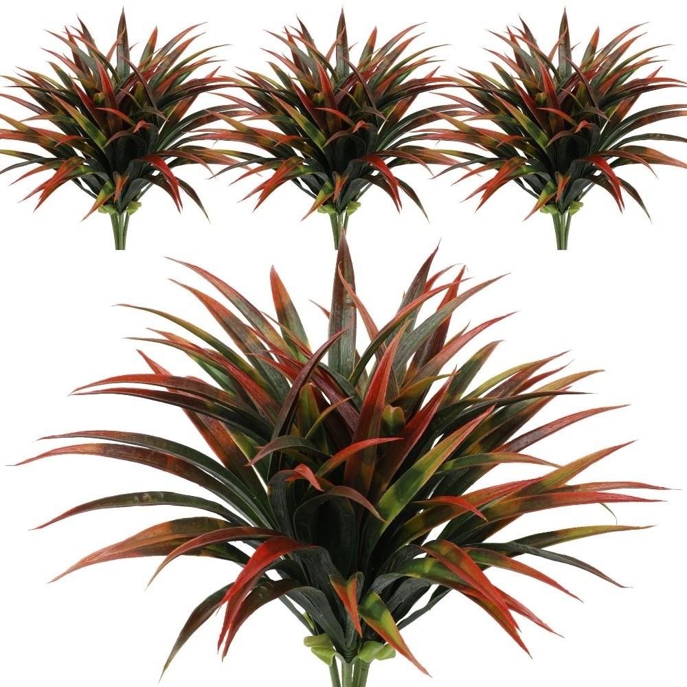 Spider Plant Hanging - Folhas de Orquídea Artificiais de 42cm